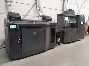 De HP Multi Jet Fusion 3D printer